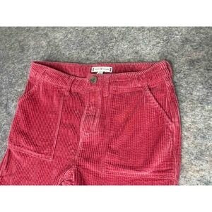 Tommy Hilfiger Girls Corduroy Flare Pants Size 12 Red Casual